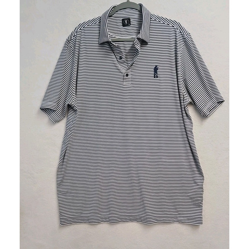 U Suck At Golf Polo Shirt Mens‎ Size 2XL USAG Striped Logo Casual Dress